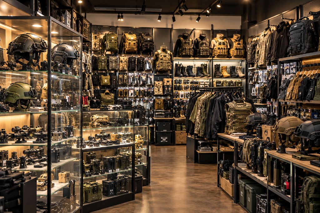 Ultimate Tacticals showroom floor — Sungai Besi